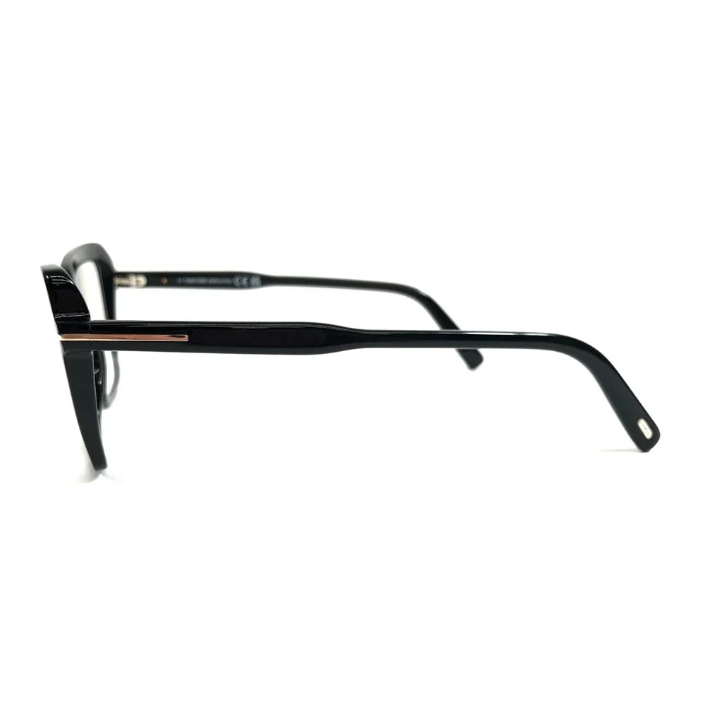 Tom Ford Eyeglasses Frames TF5948-B ECO 001 Black Butterfly Full Rim 55-15-140